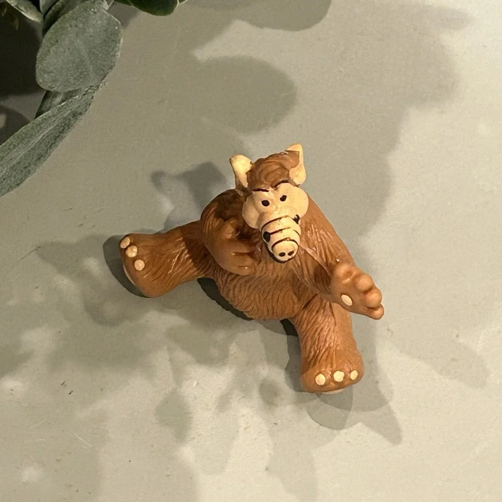 Vintage ALF Soft PVC Figure Russ Toys 80's TV Alien Sitting Figurine Mini‎